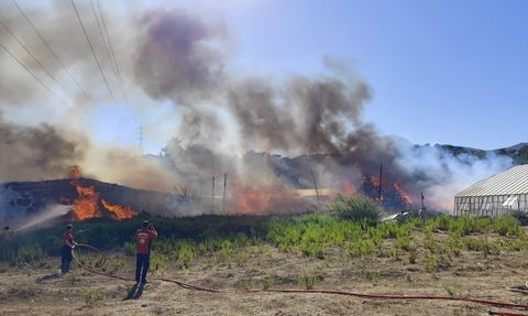 Mersin'de Serada Yangın Kontrol Altına Alındı