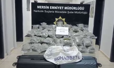 Mersin'de Uyuşturucu Operasyonu: 35 Kilogram Ele Geçirildi