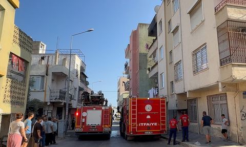 Mersin'de Yangın Çıkaran Şüpheli Gözaltına Alındı