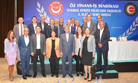 Mümin Evren Yeniden Öz Finans İş Sendikası İstanbul Avrupa Bölge Başkanı Seçildi