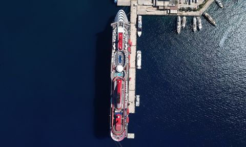 Resilient Lady Kruvaziyeri Bodrum'u Ziyaret Etti