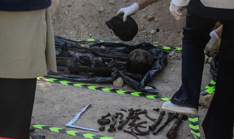 Şam'da Toplu Mezar Bulundu