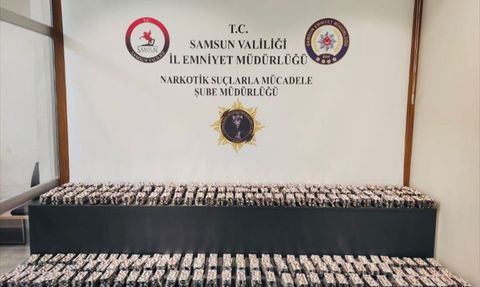 Samsun'da Sentetik Ecza Hapı Operasyonu