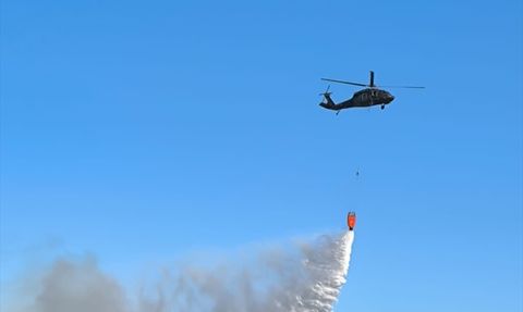 Silvan'da Örtü Yangınına Hızla Müdahale Ediliyor