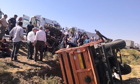Şırnak'ta Traktör Römorkunun Devrilmesi Sonucu Ölüm Olayı