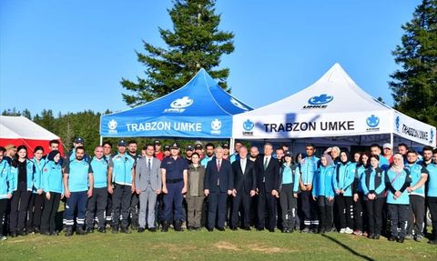 Trabzon'da UMKE 15. Bölge Tatbikatı Gerçekleştirildi