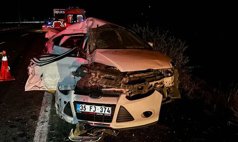 Uşak'taki Trafik Kazasında 1 Ölü, 1 Yaralı