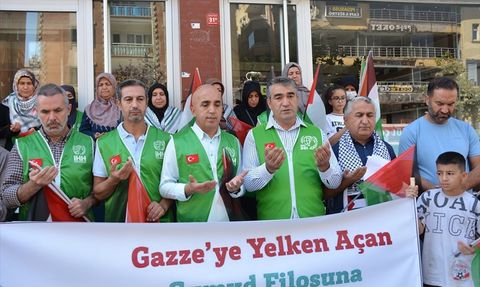 Van ve Hakkari'den Filistin'e Destek Sesleri