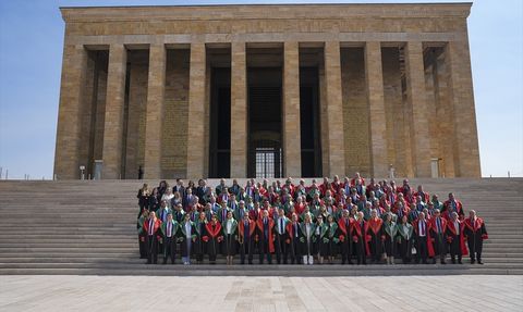 Yargıtay Üyeleri Anıtkabir'i Ziyaret Etti