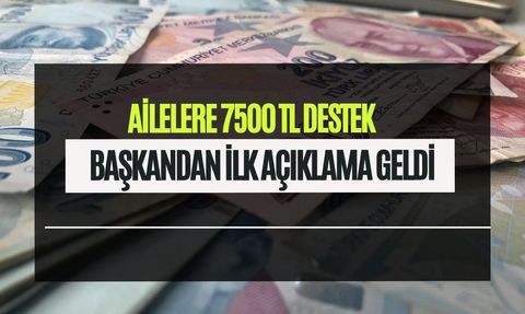 7.500 TL o ailelere verilecek! Başkan nakdi yardımı açıkladı 