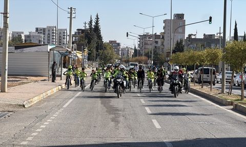 Adıyaman'da Bağımsızlık İçin Bisiklet Turu