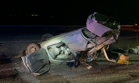 Adıyaman'da Şarampole Devrilen Otomobilde 4 Yaralı