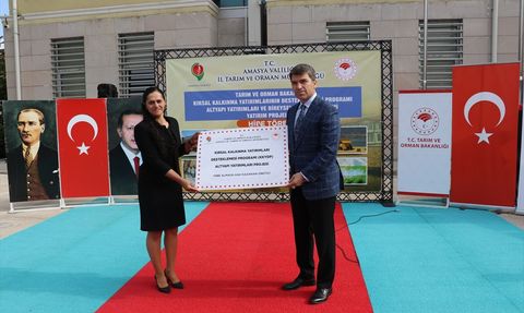 Amasya'da Çiftçilere Hibe Destekli Tarım ve Hayvancılık Ekipmanları Dağıtıldı