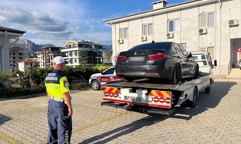 Antalya'da Drift Yapan Sürücüye 92.784 TL Ceza