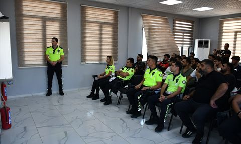 Batman'da Motosiklet Sürücülerine Farkındalık Eğitimi Düzenlendi