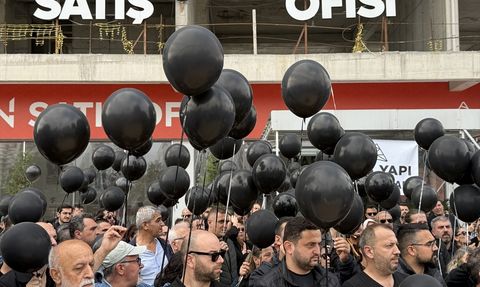 Bursa'da İnşaat Mağdurları Eylem Düzenledi