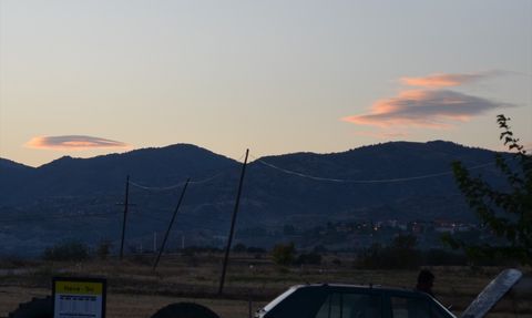 Çorum Semalarında Mercek Bulutu Görüntülendi