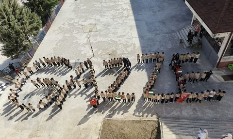 Düzce Öğrencilerinden Gazze'ye Koreografik Destek