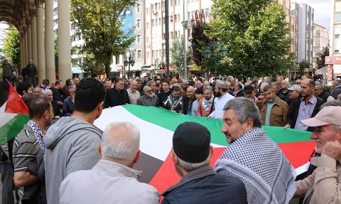Eskişehir'de Filistin'e Destek Yürüyüşü