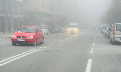 Eskişehir'de Yoğun Sis Etkisi