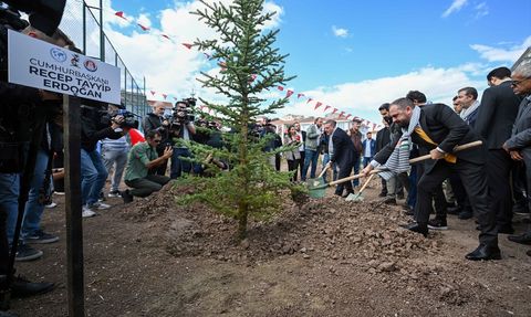 Filistinli Gazeteciler İçin Fidan Dikim Töreni