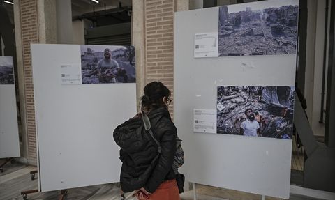 Gazze Mahkemesi'nde 'Kanıt' Sergisi Açıldı