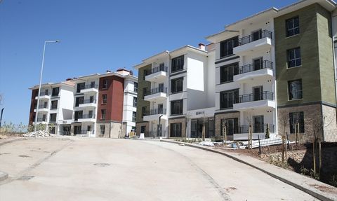 Gerger'de Deprem Konutlarının İnşaatında Son Aşama