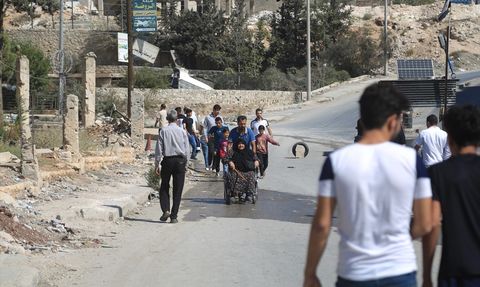 Halep'te Çatışmalar: Siviller Korku Dolu Anlar Yaşadı