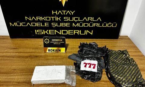Hatay'da 1 Kilo 100 Gram Kokain Ele Geçirildi