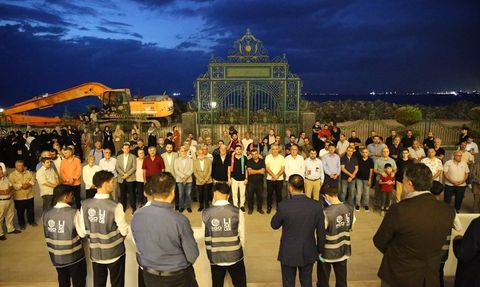 Hatay'da İsrail'in Küresel Sumud Filosu'na Saldırısı Protesto Edildi