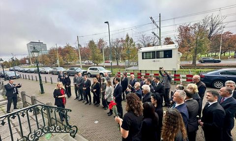 Hollanda'da Ahmet Benler Anma Töreni