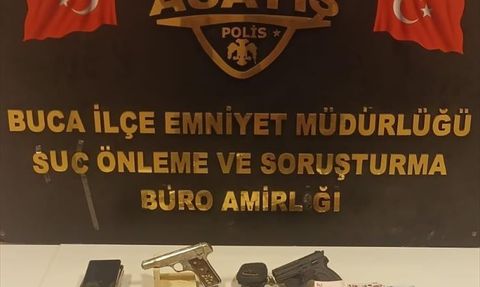 İzmir'de Ruhsatsız Silah ve Uyuşturucu Operasyonu