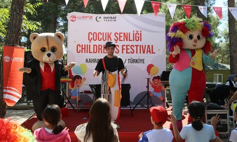 Kahramanmaraş'ta Depremzede Yetim Çocuklar İçin Şenlik Düzenlendi