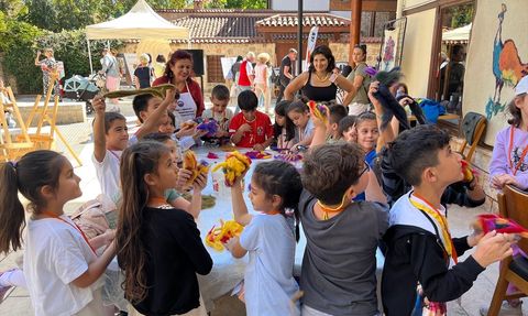 Kaleiçi Festivali'nde Çocuklar Keçe Sanatıyla Tanıştı