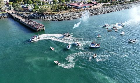Karadeniz'de Filistin'e Destek Gösterisi