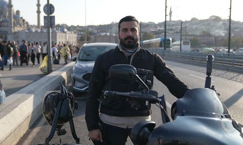 Kayserili Gurbetçi Kadir Aksu'nun Motosikletle Umre Yolculuğu