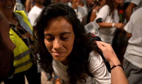 Küresel Sumud Filosu Aktivistleri Madrid'e Ulaştı