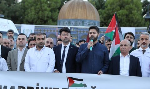 Mardin'de Gazze İçin Destek Programı Düzenlendi