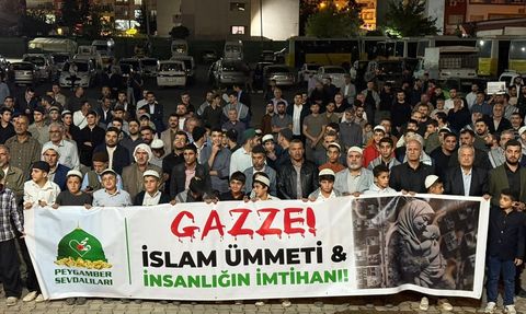 Mardin'de Gazze İçin Destek Programı Düzenlendi