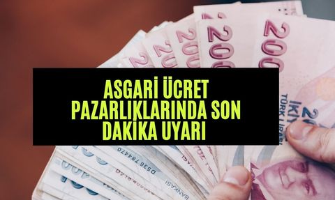 Milyonların Kader Pazarlığı Başlıyor: 2026 Asgari Ücret İçin İlk Rakam ve 'Kırmızı Çizgi' Uyarısı Yapıldı 