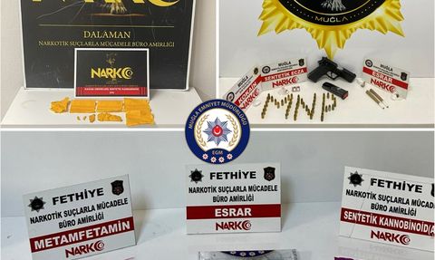 Muğla'daki Uyuşturucu Operasyonunda 12 Tutuklama