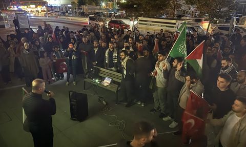 Nevşehir ve Niğde'de İsrail'in Saldırılarına Tepki Gösterildi