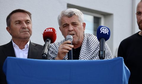 Sakarya'da Küresel Sumud Filosu'na Destek Gösterisi