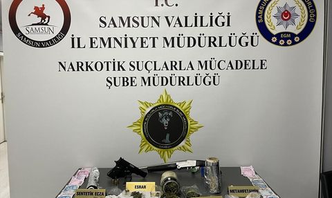 Samsun'da Uyuşturucu Operasyonu: 3 Zanlı Gözaltında