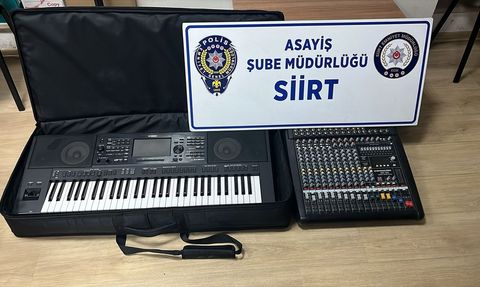 Siirt'te Düğün Salonundan Eşya Hırsızlığı: İki Şüpheli Tutuklandı