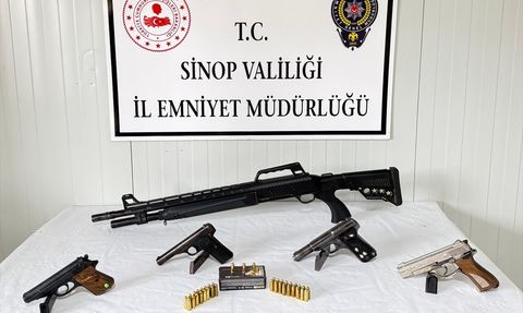 Sinop'ta Silah Kaçakçılığı Operasyonu: 3 Gözaltı