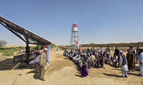 TİKA'nın Afganistan'da Güneş Enerjili Su Kuyusu Projesi