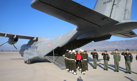 Tokat'ta Şehit Olan Piyade Er Eyüp Güner'in Cenazesi Gaziantep'e Uğurlandı