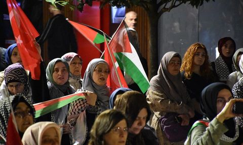 Trabzon'da Gazze Saldırılarına Protesto