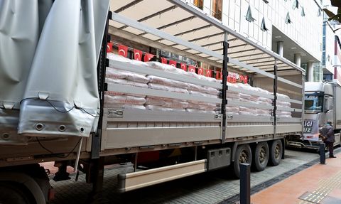 Trabzon'dan Gazze'ye 250 Ton İnsani Yardım Gönderildi